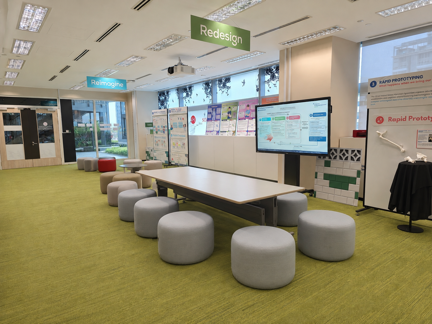 A collaborative innovation space where healthcare professionals, workforce partners and industry stakeholders come together to reimagine care, redesign roles and prototype solutions for future healthcare.
